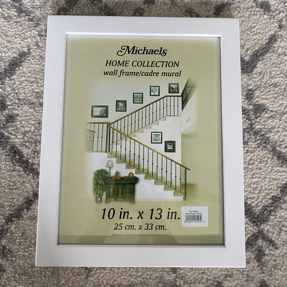 Michaels Home Collection 10" x 13" White Wood Wall Frame